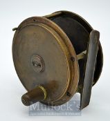 Army & Navy C.S. Ltd Makers 105 Victoria St Westminster 4” Hercules style brass salmon reel -
