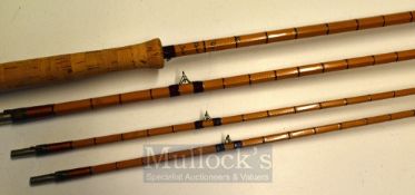 Hardy Rod: Fine Hardy “The Wye” 12’6” 3pc palakona salmon fly rod c/w spare tip – line wt 8# -ser.