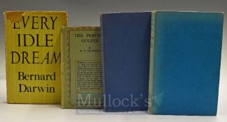 Collection of Darwin and Wethered Golf Books (4) – 2x Bernard Darwin “Every Idle Dream” 1st ed