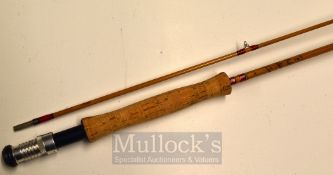 Hardy Rod: Fine Hardy “The J.J.H Triumph” 8’9” 2 pc palakona fly rod serial number H7313 - clear