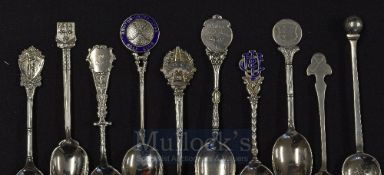 Hallmarked Silver Golf Club Spoons: To include Ashton-Under-Lyne GC, Hull GC, F.H..GC, H.C. GC, N.C.