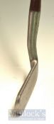 Tom Stewart ‘Forward Face’ Smooth Wry Neck Blade Putter showing the early pipe and oval maker’s
