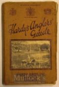 Hardy’s Anglers’ Guide 1928 in the original embossed buff wrappers spine has come away from the book