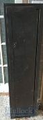 Gun Cabinet – Heavy metal gun cabinet approx 5’ with key
