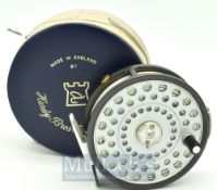 Fine Hardy “The Princess” 3.5 inch alloy fly reel - with smooth alloy foot, reversible “U” shaped