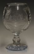 1995 Ryder Cup large crystal glass presentation vase - Made by Waterford Crystal and given as a gift