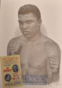 Boxing Autographed Postcard 1919 Joe Beckett v Bombardier Billy Wells signed by Joe Beckett together
