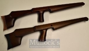 Rifle Stocks – New replacement stocks, hard wood, Pistol- Grip stock with rubber shoulder rests (2)