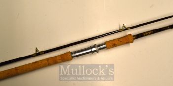 Hardy Rod: Fine Hardy The Jet “Fibalite Spinning” 8’6” 2pc – casting weight 7/8lbs –alloy screw