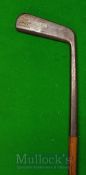 Sans Doute Patent Straight Blade Putter by Winton with 7” hexagonal hosel and shaft having slight St
