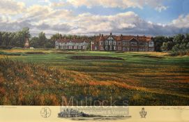 Hartough, Linda (After) signed: “1996 Open Golf Championship – The 18th Hole Royal Lytham and St