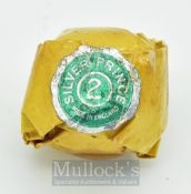 Silver Prince Cellophane and Paper wrapped Square Dimple Golf Ball with a green label having No.2 to