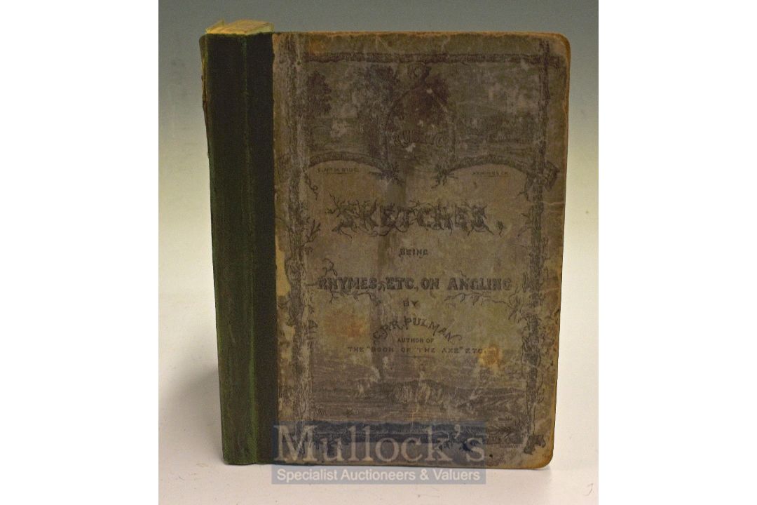 Pulman G P R – Rustic Sketches 1871 London 3rd edition in original binding - Image 1 of 2