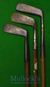 Sans Doute Patent Straight Blade Putter by Winton with 7” hexagonal hosel and shaft having St