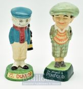 Royal Doulton Limited Edition Golf Figures: Dunlop Caddie & Penfold Golfer limited 2000 (2)