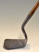 Patent Swan Necked Iron with severe neck bend putting the hands in line with the centre of the