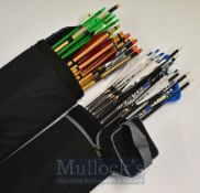Selection of Archery Arrows – To include AF Carbon 500, Blazer together with other carbon, wooden