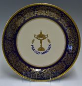 1994 PGA Cup Match Commemorative Porcelain Plate - Bi- Annual Match between USPGA (15) v GB&I PGA (