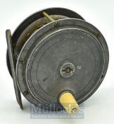 Army and Navy C.S.L Makers 105 Victoria Street Westminster Hercules style 4.5” alloy salmon fly reel