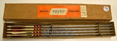 Fire Fly Archery Arrows – Hand Crafted metal arrows 26 length, spine medium 8 in original box