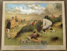 Pipeshank, George (John Wallace) c.1890 Original Copes Tobacco Chromolithograph advertisement - “The
