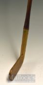 Nicolson of Pittenween Straight Blade Gun Metal Putter c.1895 stamped JS Pearson West Middlesex Golf