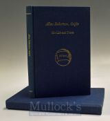 Adamson, Alistair Beaton signed - ‘Allan Robertson, Golfer. His Life and Times’ – published by Grant