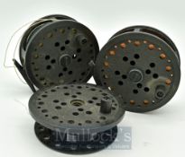 2x Advanced Angling Lineshooter reels, line and spare spool et al – both 4” dia with lines 9# (