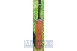 Early Jeffries Cricket Bat stamped with the maker’s mark ‘Jeffries’ to either shoulder of the