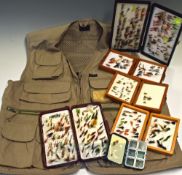 Selection of Fly Fishing Flies – Large collection of flies all housed in various boxes Snowbee,