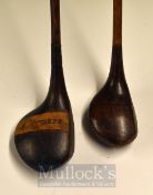 CA Whitcomb Stripe Topped Deep Faced Large Head Long Spoon together with a pear shaped dark