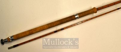 Hardy Rod: Fine Hardy “The Perfection Roach” 11ft 2pc palakona rod, ser. no H5690 - clear agate