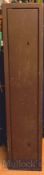 Gun Cabinet - with two locks, top and bottom, measures 122x26x20cm approx. with keys
