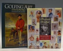 Golf Books on Art (2) - “Thomas Hodge-The Golf Artist of St Andrews” by Harry Langton 1st ed. c/w