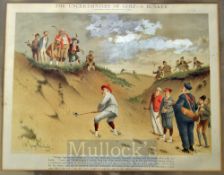 Pipeshank, George (John Wallace) c.1890 Original Copes Tobacco Chromolithograph advertisement - “The