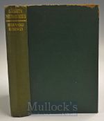 Darwin, Bernard - “Green Memories” 1st c.1928 – original green cloth boards and gilt spine -