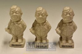 The Colonel Golfing Crested Ware Figures: By Grafton China featuring crests from Chesterfield,