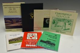 Golf Centenary/History selection of various Derbyshire and surrounding area golf club books (7) -