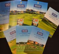 2000 Official Open Golf Championship multi-signed programme et al (7): played at St Andrews signed
