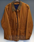 Outdoor Clothing Jacket – Cordura Fabric brown jacket with buttoned front,2 large 2 chest side