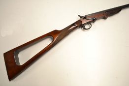 Unnamed Belgian .410 single barrel folding Gun ser., no 20502 - 29.75” barrel - side lever opening