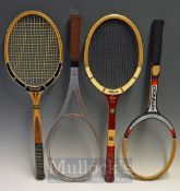 Selection of Modern Tennis Rackets – To include Slazenger, Dunlop, Wilson, Maxply, 2 missing strings