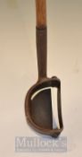 Extremely Rare and Unusual Metal Hollow Head Driver having the thin flexible spring face attached to