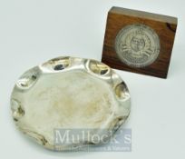 1962 and 1965 Brazil Championship Golf Tournament commemorative items – 1962 white metal bon bon