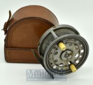 Forrest & Sons Makers Kelso Silex Style 4” Alloy Reel with smooth brass foot – spring drum release