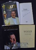 British Ryder Cup Golf Captains signed autobiography books (2) - “Woosie My Autobiography” 1st