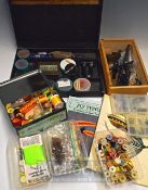 Selection of Fly Tying Accessories – To include Venard Trout fly tying outfit, scales, priest,