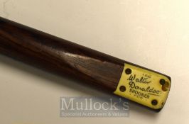 The Walter Donaldson Snooker Cue appears in ash wood with Ebony butt end and spliced rosewood