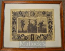 1910 50th Open Golf Championship early original print – THE JUBILEE OF THE GOLFING CHAMPIONSHIP