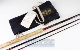 Good Hardy Bros “Graphite Salmon Fly Deluxe” 13ft 9in 3pc rod - line 9# – Fuji style lined butt